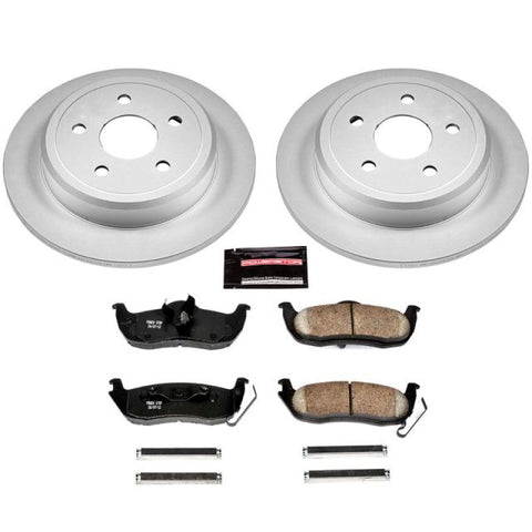 Power Stop 06-10 Jeep Commander Rear Z17 Evolution Geomet Coated Brake Kit - CRK2221