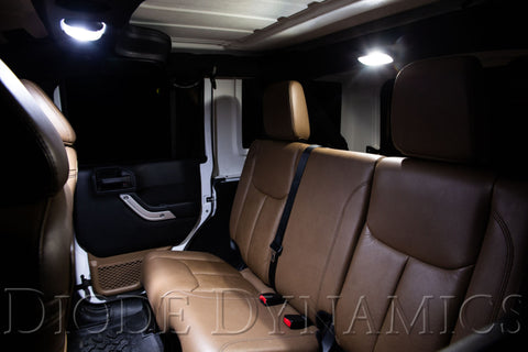 Diode Dynamics Wrangler JK 4dr Interior Kit Stage 2 - Cool - White - DD0364