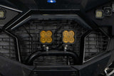 Diode Dynamics SS3 LED Bumper 2 In Roll Bar Kit Pro - Yellow SAE Fog (Pair) - DD7720