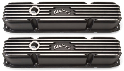 Edelbrock Valve Cover Classic Series Chrysler 383/440 CI V8 Black - 41923