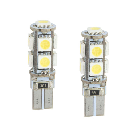 Oracle T10 9 LED 3 Chip SMD Bulbs (Pair) - Cool White - 4804-001
