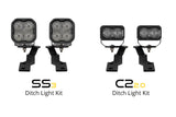 Diode Dynamics 16-21 Toyota Tacoma Sport SS3 LED Ditch Light Kit - Yellow Combo - DD6373