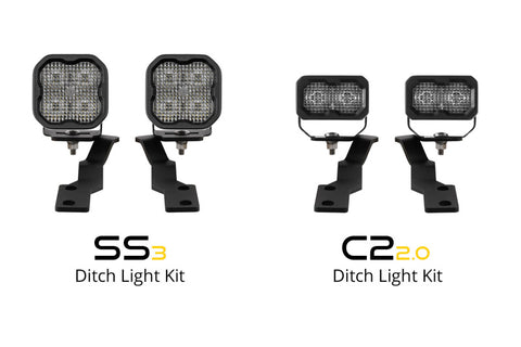 Diode Dynamics 16-21 Toyota Tacoma Sport SS3 LED Ditch Light Kit - Yellow Combo - DD6373