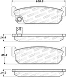StopTech Street Brake Pads - 308.04810
