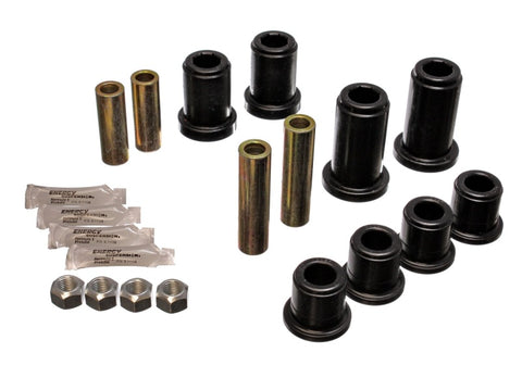 Energy Suspension 01-06 GM Silverado C2500 HD 2WD/K2500 HD 4WD Blk Front End Control Arm Bushing Set - 3.3185G
