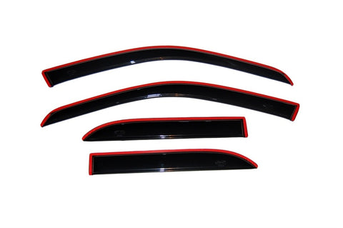 AVS 02-07 Buick Rendezvous Ventvisor In-Channel Front & Rear Window Deflectors 4pc - Smoke - 194223