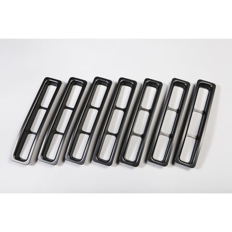 Rugged Ridge Grille Inserts Black 97-06 Jeep Wrangler - 11306.03