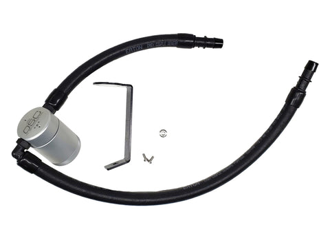 J&L 11-23 3.6L V6 Dodge Charger/Challenger/Chrysler 300C Oil Separator 3.0 - Clear Anodized - 3068P-C