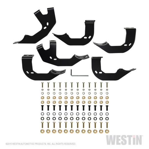 Westin 05-21 Toyota Tacoma Access Cab PRO TRAXX 4 Oval Nerf Step Bars - Blk - 21-22675