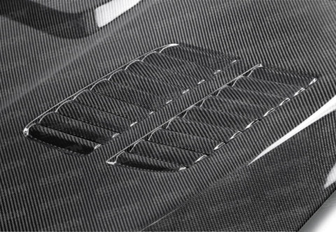 Seibon 10-13 BMW 5 Series and M5 Series (F10) GTR-Style Carbon Fiber Hood - HD1012BMWF10-GTR