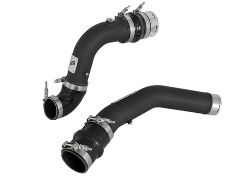 aFe Bladerunner 3in Hot and Cold Side Black Intercooler Tubes 2017 Ford Diesel Trucks V8 6.7L (td) - 46-20314-B