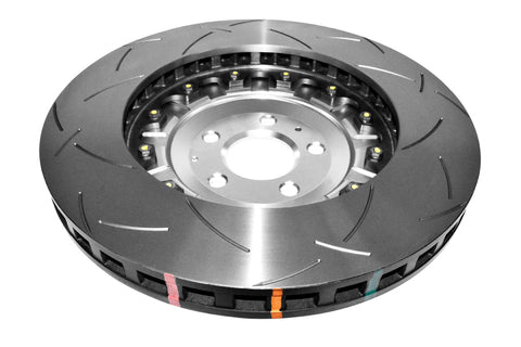DBA 07-11 Audi S6 Front 5000 Series Slotted Rotor w/ Silver Hat - 52778SLVS