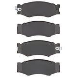 DFC 82-97 Nissan Stanza Front 4000 Hybridynamic Brake Pads - 4000-0266-00
