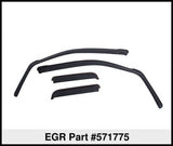 EGR 14+ Chev Silverado/GMC Sierra Crw Cab In-Channel Window Visors - Set of 4 - Matte (571775) - 571775