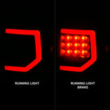 ANZO 07-11 Toyota Tundra Full LED Taillights Black Housing Smoke Lens G2 (w/C light Bars) - 311387