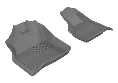 3D MAXpider 2012-2020 Dodge Ram 1500 Crew/2500/3500 Crew/Mega Kagu 1st Row Floormat - Gray - L1DG02011501
