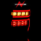 ANZO 2014-2020 Toyota 4Runner T.L Black Housing Smoke Lens Red Light Bar W/Sequential - 311312