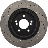 StopTech 01-07 BMW M3 (E46) / 00-04 M5 (E39) Drilled Left Rear Rotor - 128.34054L