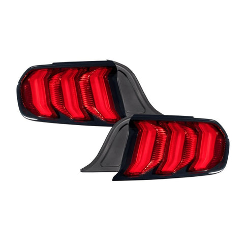 Form Lighting 2015-2023 Ford Mustang LED Tail Lights Red (Pair) - FL0008