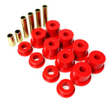 Energy Suspension Fd 4 Wd Frt Sprg Bush Set - Red - 4.2121R