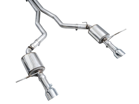 AWE Tuning 18-23 Dodge Durango SRT & Hellcat Touring Edition Exhaust - Chrome Silver Tips - 3015-32952