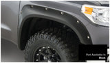 Bushwacker 16-17 Toyota Tundra Fleetside Pocket Style Flares 4pc 66.7/78.7/97.6in Bed - Black - 30918-33