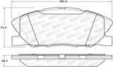 StopTech Sport Brake Pads w/Shims and Hardware - Front - 309.17670