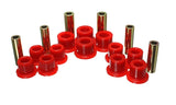 Energy Suspension 99-04 Ford F-350 2wd/F-250 SD 4wd/F-350 4wd Red Rear Leaf Spring Bushing Set - 4.2147R