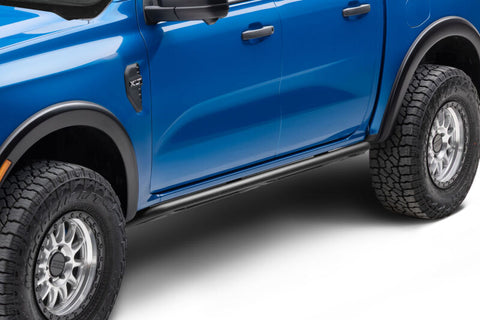 N-Fab Trail Slider Steps 19-20 Ford Ranger Crew Cab All Beds - SRW - Textured Black - TSF19CC-TX