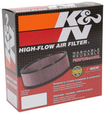 K&N Universal Custom Air Filter - Unique Shape 10.813in OD / 2.188in Height - E-3982