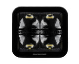 Hella Universal Black Magic 3.2in L.E.D. Cube Kit - Flood Beam (Long Range) - 358176821