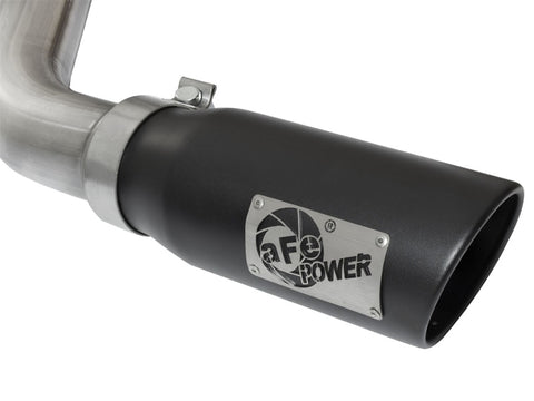 aFe MACH Force-Xp 3in CB SS Dual Exhaust w/Black Tips 09-16 GM Silverado/Sierra 4.3L/4.8L/5.3L - 49-44071-B