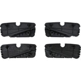 Westin R5 LED Light Kit - 4 End Caps Integrated LED Lights w/ Wiring Harness - Black - 28-51003