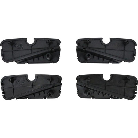 Westin R5 LED Light Kit - 4 End Caps Integrated LED Lights w/ Wiring Harness - Black - 28-51003