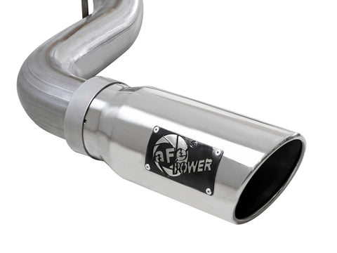aFe Apollo GT Series 2019 GM Silverado/Sierra 1500 4.3L/5.3L 409 SS CB Exhaust System w/Polished Tip - 49-44107-P