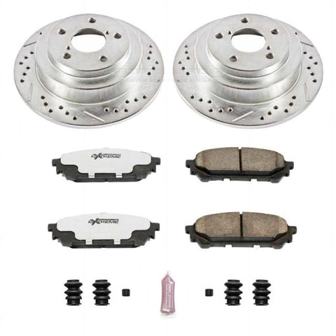 Power Stop 05-06 Saab 9-2X Rear Z26 Street Warrior Brake Kit - K447-26