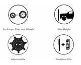 KYB JAOS 10-14 Toyota FJ Cruiser/10-20 4Runner Front Suspension Lift Kit - SR7000