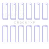 King Buick V6 (Size 0.020 Oversized) XP - Series Performance Rod Bearing Set - CR6664XP020