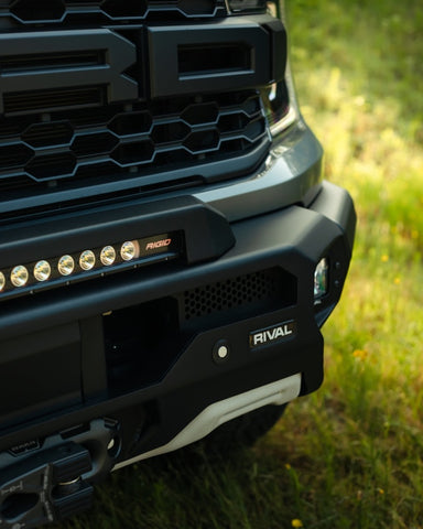 RIVAL 24-26 Ford Ranger Raptor Front Aluminum Bumper w/Winch Mount and Recovery Points - 2D.1813.1.US