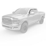 EGR 19-23 Ram 2500/3500 In-Channel Window Visors Front/Rear Set Matte Black Crew Cab - 572865