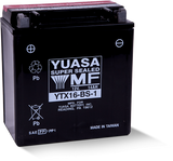 Yuasa YTX16-BS-1 Maintenance Free AGM 12-Volt Battery w/Bottle - YUAM32X61