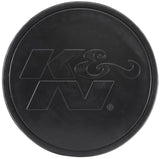 K&N Universal Rubber Filter-Round Tapered 4in Flange ID x 8in Base OD x 6.625in Top OD x 8in H - RU-5171HBK