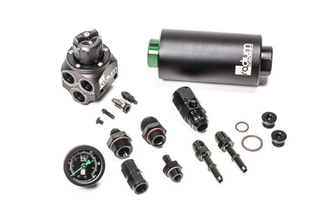 Radium Engineering 01-06 BMW E46 M3 Fuel Pressure Regulator & Fuel Filter Kit w/ Microglass Filter - 20-0932-05