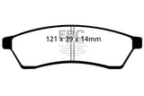 EBC 04-06 Chevrolet Epica 2.5 Greenstuff Rear Brake Pads - DP21751