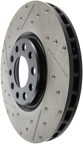 StopTech 13+ Dodge Dart Performance Slotted & Drilled Front Right Rotor - 127.63080R