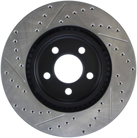 StopTech 05-13 Chrysler300/300C / 09-12 Dodge Challenger Front Left Drilled & Slotted Rotor - 127.63059L