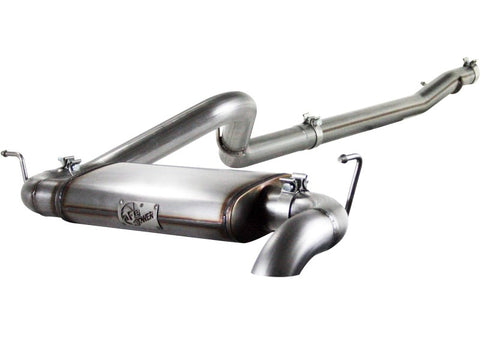 aFe MACHForce XP Exhausts Cat-Back/Hi Tuck SS-409 EXH CB/HT Jeep Wrangler 2 Dr 2012 V6-3.6L - 49-46221