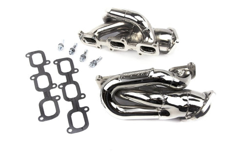 BBK 11-15 Mustang 3.7 V6 Shorty Tuned Length Exhaust Headers - 1-5/8 Silver Ceramic - 14420