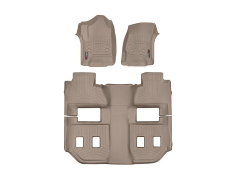 WeatherTech 14+ Maserati Quatroporte Front FloorLiner - Black - 456101