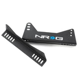 NRG Bucket Seat Side Bracket - 2pc w/ NRG Logo - RSC-100MB-NRG